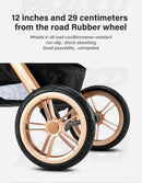 Newest Baby Stroller 3 in 1 Lightweight High Landscape Baby Carriage Aluminum Frame Travel System with Car Seat Pram for Newborn