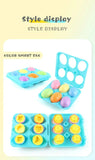 Eggs Screws 3D Puzzle Montessori Learning Education Math Toys Kids Shape Match Smart Game For Children Educational Easter Gifts