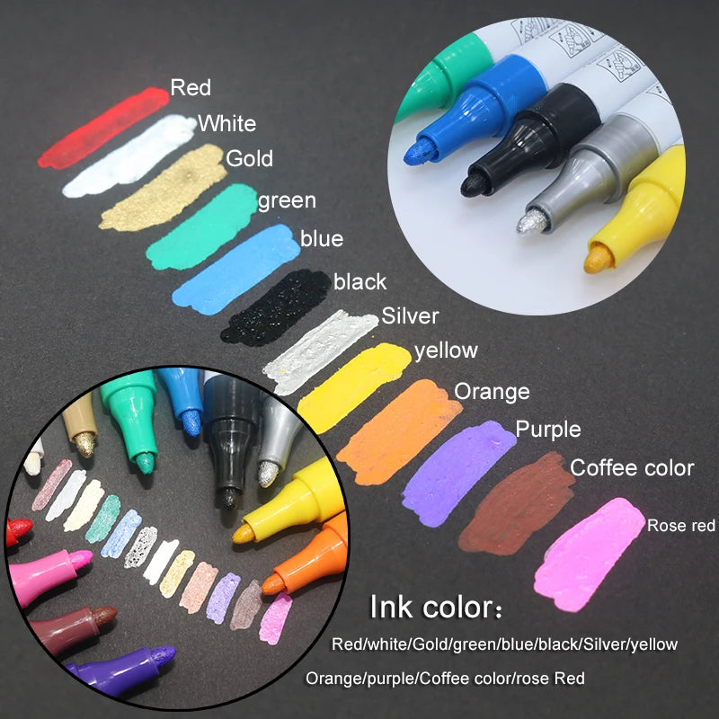 Car Scratch Repair Pen Auto Touch Up Paint Pen Fill Remover Vehicle Tyre Paint Marker Clear Kit for Car Styling Scratch Fix Care