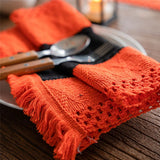 Cotton Linen Placemats For Dinner Table Macrame Modern Accessory Kitchens Underplate Party Wedding Table Decor Place Mats Set
