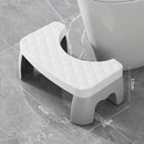 Taburete de baño para adultos con reposapiés, asiento de inodoro portátil antideslizante extraíble, accesorios de baño para el hogar 