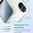 Clear Four-Corners Shockproof TPU Case for Xiaomi Poco F7 5G Protective Cover Transparent Capa Shell Coque Fundas