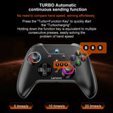 Lenovo S02 Wireless Bluetooth Gaming Controller, Dual Hall Trigger Wireless Gamepad, For Switch, PC, Android, IOS, TV