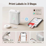 Niimbot D110/D11/H1S Mini Thermal Label Printer Portable Paper Maker Wireless Sticker Machine Inkless Labeller for Office Home