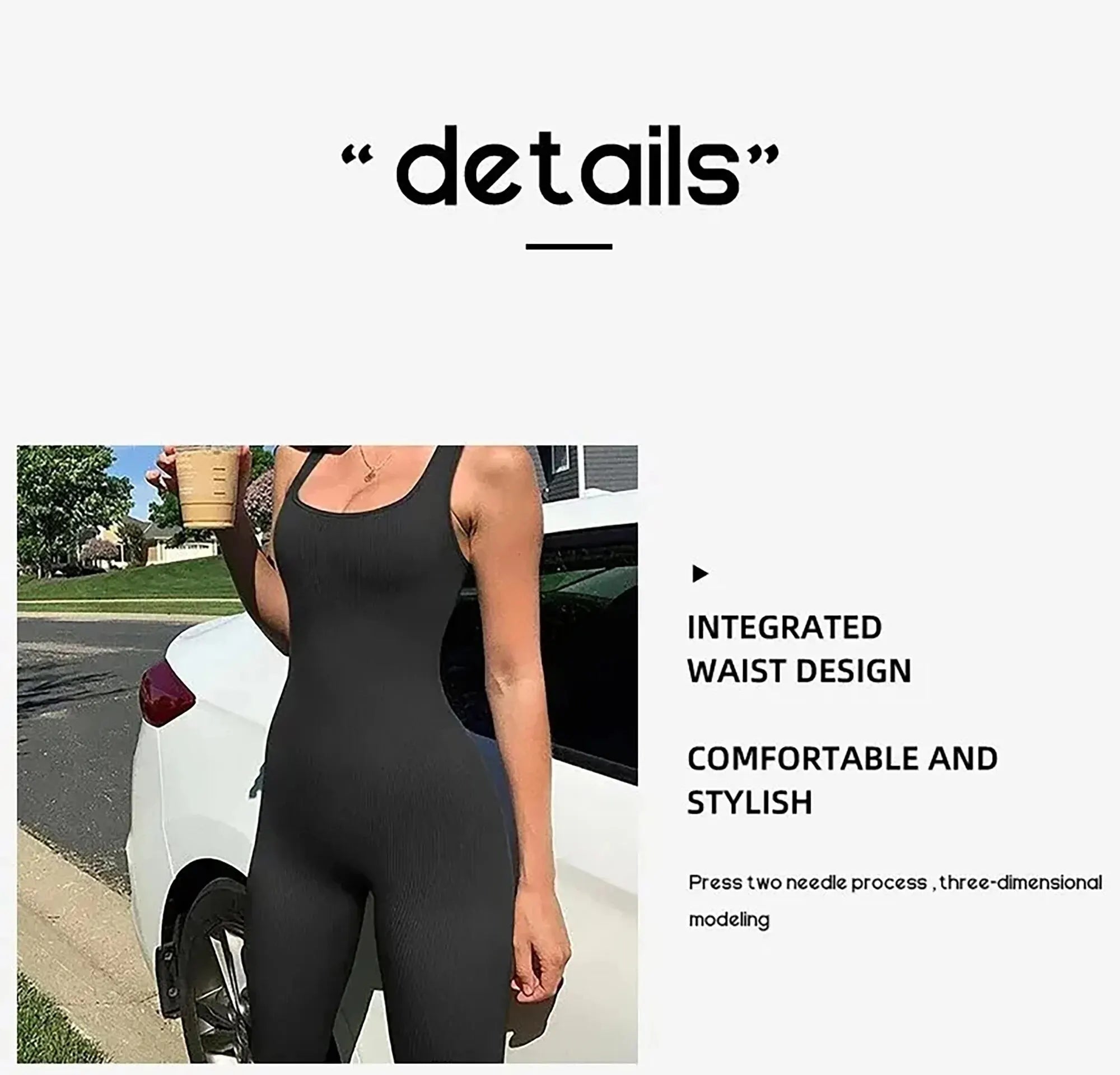 Mono de entrenamiento sin costuras para mujer, mono de yoga acanalado, ajustado, de una pieza, con cuello cuadrado y leggings