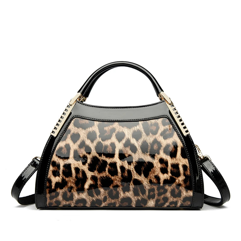 Alligator Patent Leather Shoulder Crossbody Handbags for Women, Luxury Brand Designer Hobo Bags, Two-Layer Sac