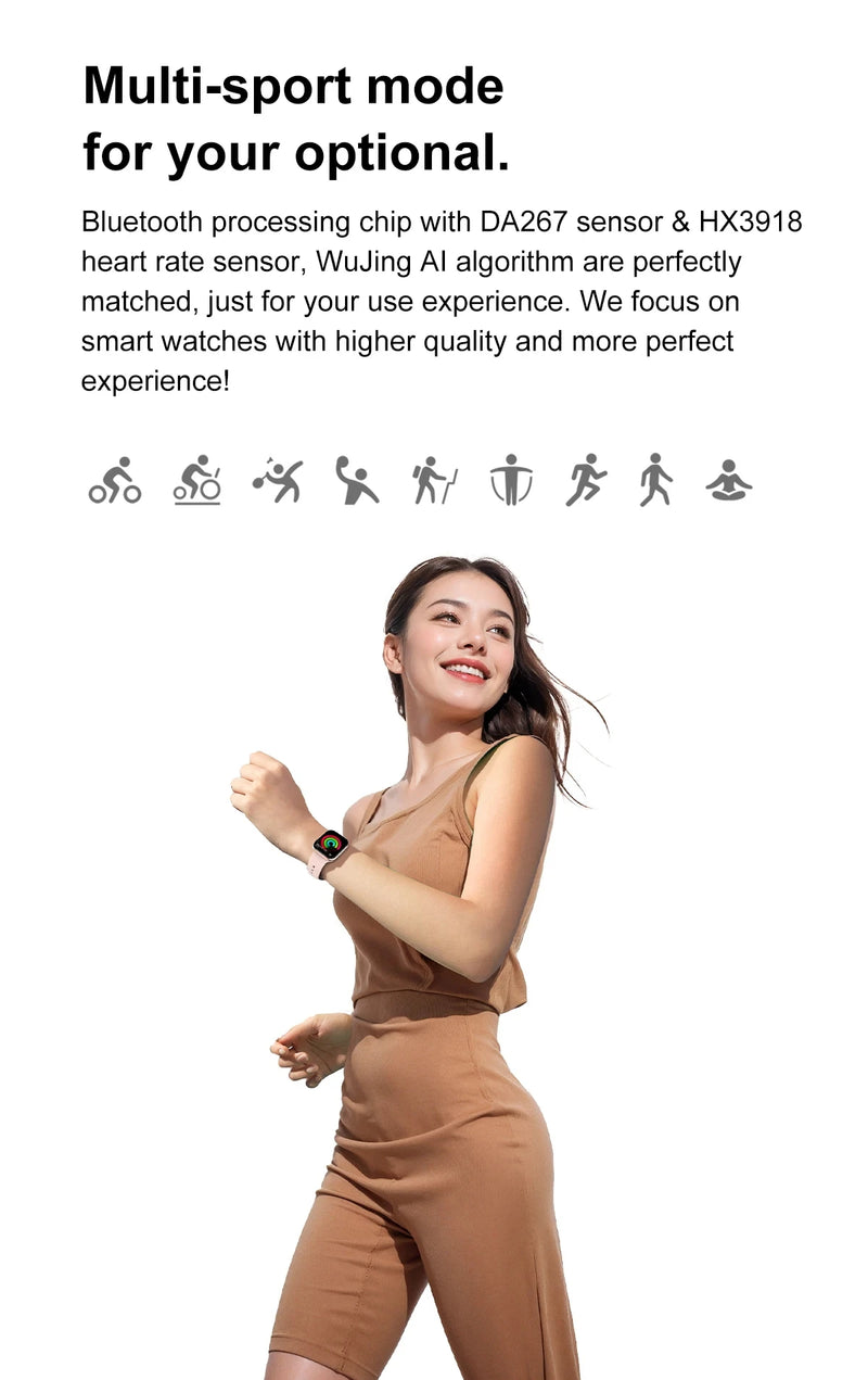 2025 GPS Smart Watch Women Series 10 Screen Bluetooth Call Heart Rate Blood Pressure Men Smartwatch for Apple Watch IWO Watch 10