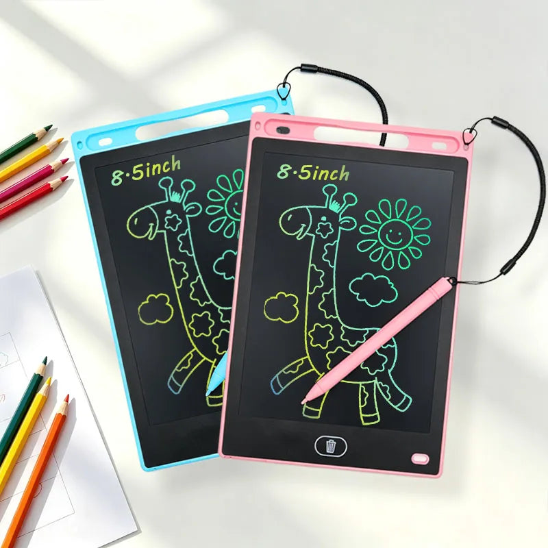 Tablet de Desenho LCD de 8,5 Polegadas – Lousa Eletrônica de Escrita e Desenho – Portátil – Brinquedo Educativo e Presente para Crianças
