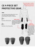 SFK New Black Motorcycle Pants Riding Men Equipment Summer Breathable Trousers With CE Protection Armor Wearing Gears Accessories