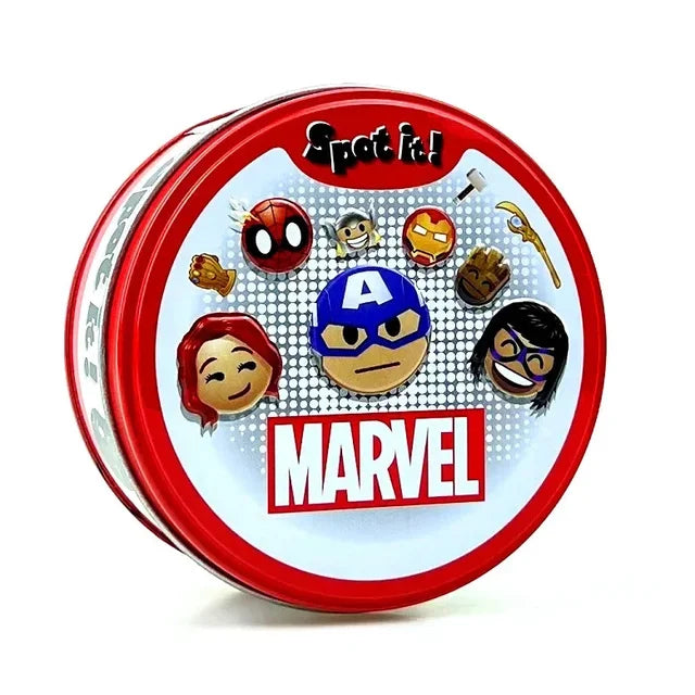 Dobble Card Game for Kids, Double Card Game, Metal Box, for Children, 28 Styles 