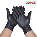 Guantes desechables de nitrilo sin látex para tintes capilares, guantes de limpieza para belleza, tintes capilares y salones de uñas, color rosa polvo, 20, 50 y 100 unidades. 