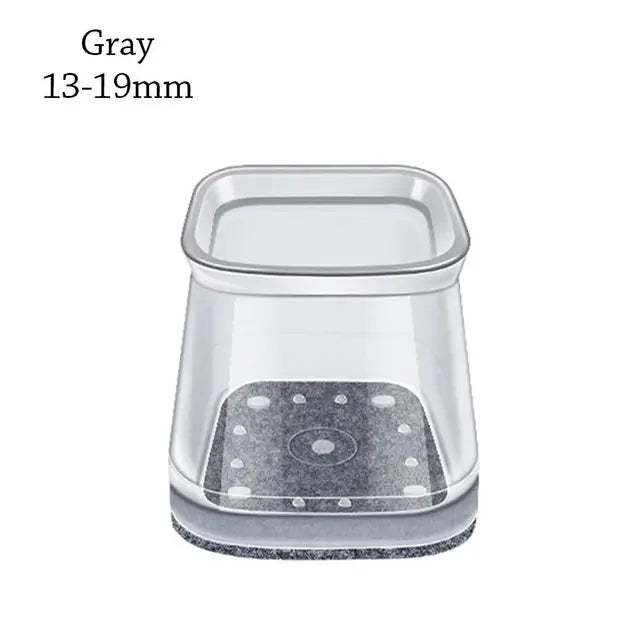 Silicone Cadeira Perna Feltro Capas, Nova Praça Móveis Pads, reduzir o ruído, antiderrapante Sofá Floor Protector