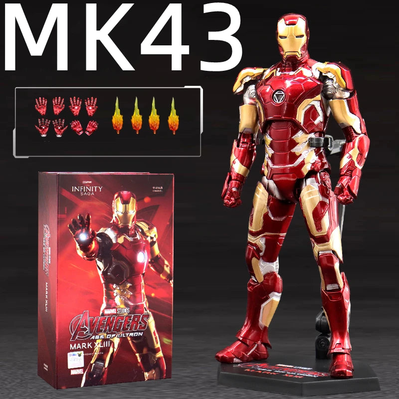Figura de acción de Iron Man Legends, Mk42, War Machine, MK1, MK2, MK3, MK4, MK5, MK6, MK7, Avengers Spider-Man, Infinity War, ZD Original 