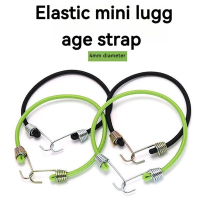 5/10PCS Elastic Luggage Strap with Fixed Socket Small Hook 4mm Latex Mini Rope for Camping Fixed Elastic Cord Accessory