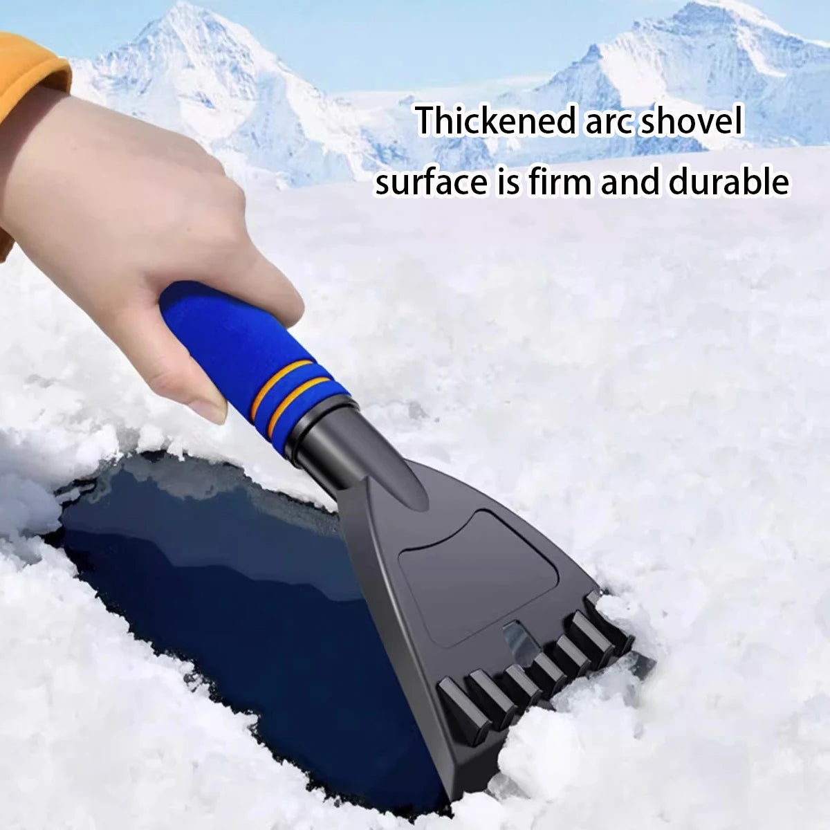 Pá de neve para carro, Raspador de descongelamento, Pá de neve para vidro de inverno