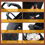 Baby Stroller Portable nighttime Baby Shock absorb children's folk Stroller Can Sit And Lie Down For Baby 0-4 Year Old