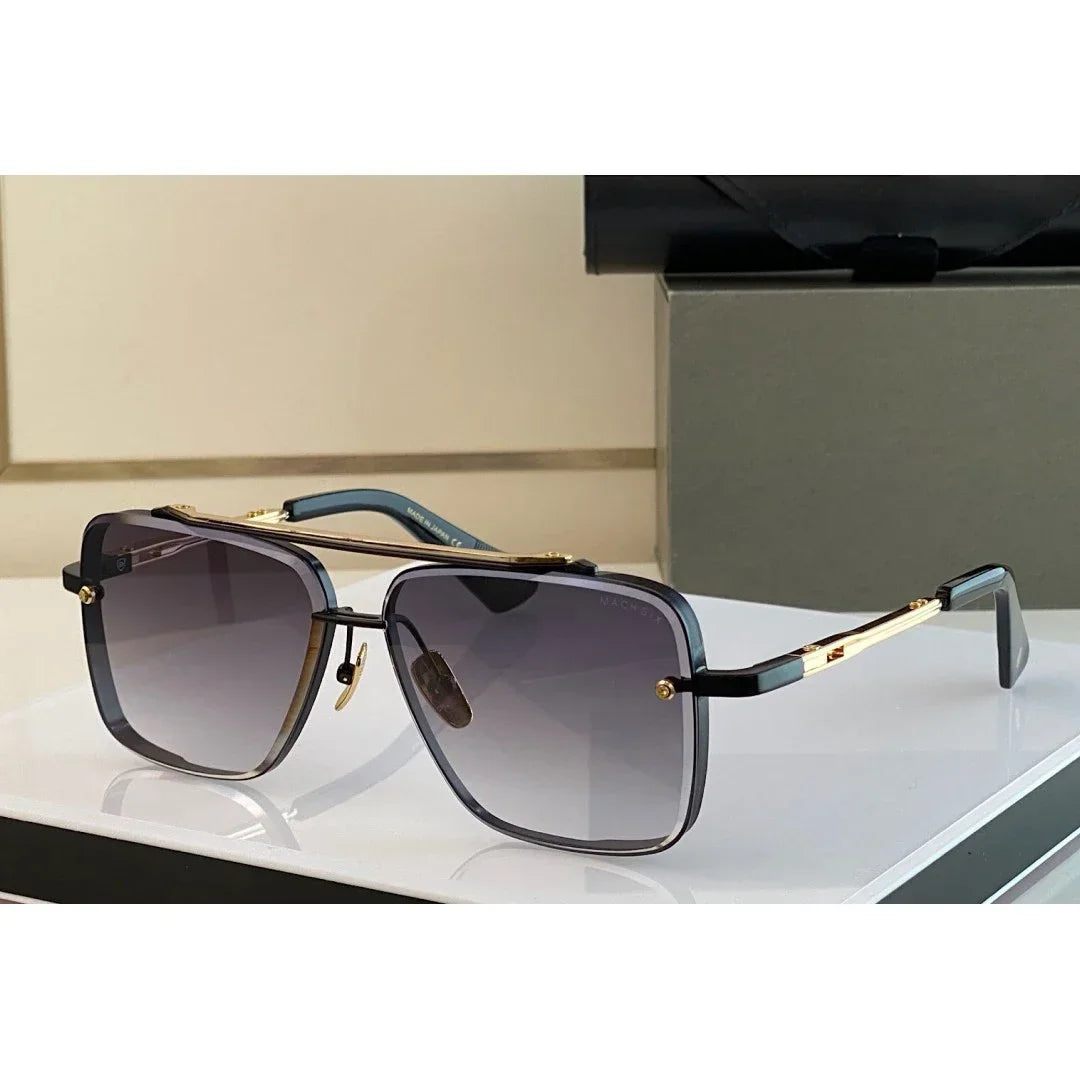 ADITA Mach Six Top High Quality Sunglasses for Men Titanium Style Fashion Design Sunglasses for Women with Box