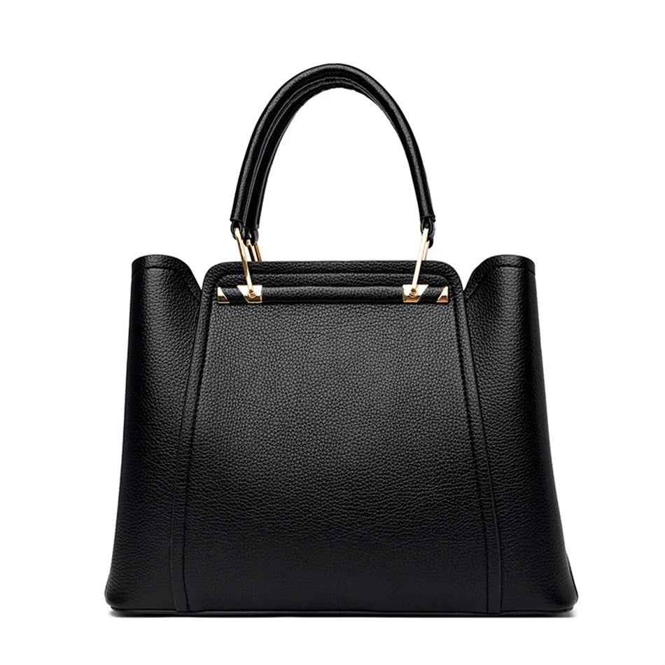 2024 Luxury Women Designer 3 Layers Shoulder Crossbody Bag Ladies Large Capacity Leather Handbags Shopper Brand Messenger Totes