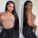HD Lace Front Human Hair Wigs Straight 13x4 13x6 Transparent Lace Frontal Human Hair Wigs Pre-Plucked HD Lace Wigs For Women