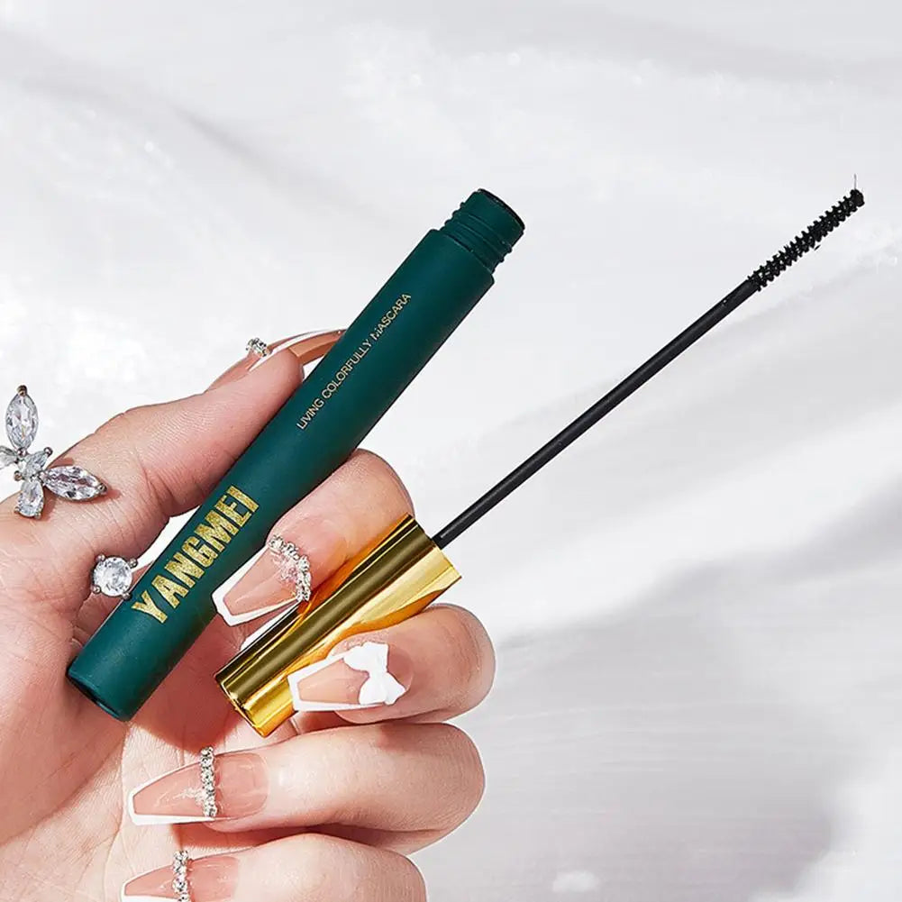 Ultra-Fine Curling Mascara Thick Lengthening Long-Lasting Waterproof Eyelash Mascara  Non-Smudge Eyelash Makeup For Natural Look