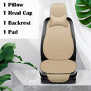 Universal Car Seat Cover Car Front Rear Seat Back Cushion Falx Car Seat Cushion Protector Auto Interior Pad Fit for Most Cars