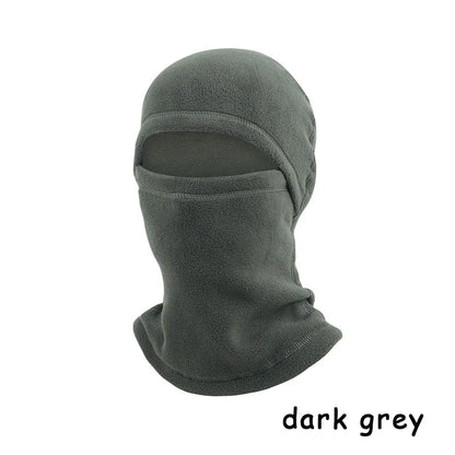 Inverno quente ao ar livre equitação máscara facial completa cobre balaclava velo motocicleta pesca esqui máscara facial quente à prova de vento capa chapéu