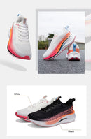 Baasploa Women Professional Running Shoes Outdoor Carbon Plate Non Slip Sports Shoes Female Casual Breathable Jogging Sneakers