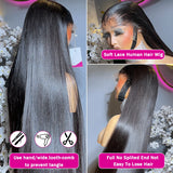 Peruca lace frontal cabelo humano liso hd - Densidade 250%