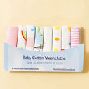 Juego de toallas de algodón para bebés recién nacidos (5/8 piezas), toalla de saliva, toalla de lactancia, toalla para bebés, niños y niñas, toallitas de tela, pañuelos.