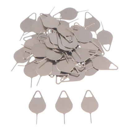 20pcs Universal Sim Card Tray Removal Eject Pin Key Tool Stainless Steel Needle Opener Ejector for Most Mobile Phone Smartphone