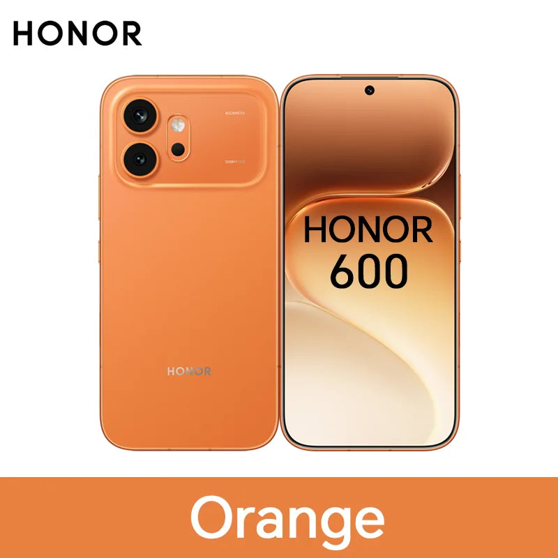 Smartphone HONOR 600 5G (Versão UE) 6.57" AMOLED - Snapdragon 7 Gen 4 | Câmara 200MP AI OIS, Bateria 6400mAh & IP68