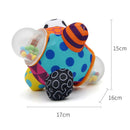 Baby Toys 0 12 Months Rotating Rattle Ball Grasping Activity Baby Development Toy Silicone Teether Sensory Toys for Babies Gifts