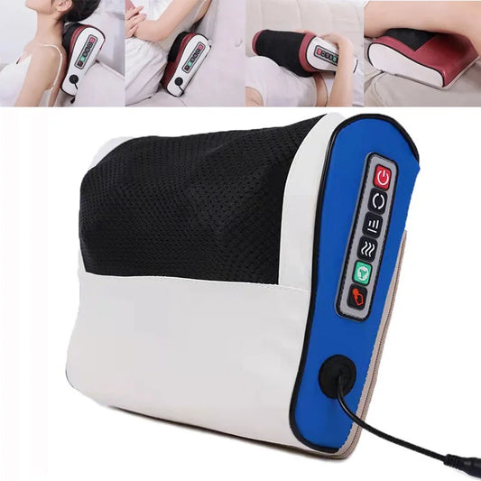 Electric Massage Pillow Neck Massager Multifunctional Neck Pillow Massage Device Relaxation Pillow Massager Neck Health Massager