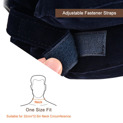 Collarín cervical inflable con tracción cervical, soporte para tractor, almohada de masaje, alivio del dolor, relajación, cuidado de la salud, camilla para cuello y cabeza.