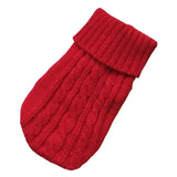 Roupa tricotada de inverno para cães pequenos e médios, suéter Chihuahua Puppy, suéter Yorkshire Pure Dog