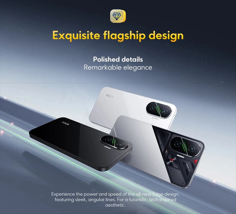 POCO F7 5G 12GB 256GB/512GB NFC EU Version without Charger Smart Cellphone Snapdragon 8S Gen 4 6500mAh Battery