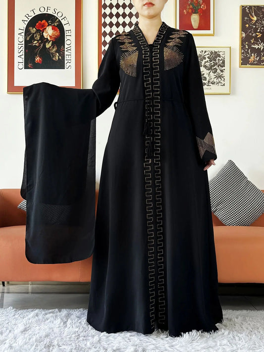 Vestido elegante de gasa para mujer, abaya abierta con cremallera, ropa musulmana, cárdigan islámico, abaya, nuevo