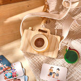 1Pc Wooden Baby Montessori Toys Fashion Camera Pendant Toys for Kids Outdoor Toys Gift Children Wooden Presents Kids Gifts