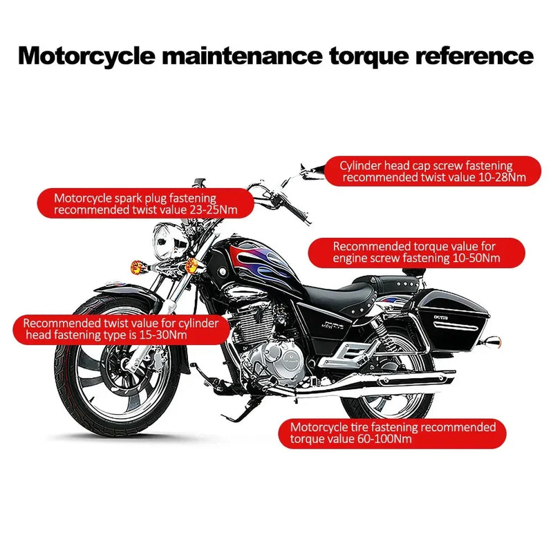 5-60N.m Torque Wrench 3/8 Inch Square Drive Torques Key ±3% High Precision Torque Wrench Professional Bicycle Automotive Tool