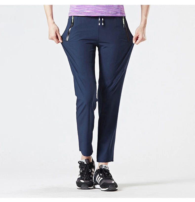 LNGXO Women Men Camping Pants Climbing Trekking Outdoor Sports Thin Pants Unisex Summer Quick Dry 4-Way Stretch Hiking Trousers