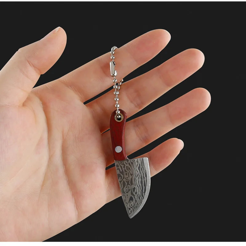 Mini cuchillo portátil Demolition Express, cuchillo de colección, llavero, adorno fuera de la caja, apertura de tapa de botella de cuchillo portátil