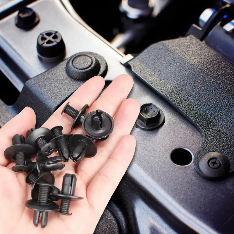 Car Retainer Clips Plastic Fasteners Kit 6 Size Auto Push Pin Rivets Set Body Bumper Push Rivet Clips ﻿