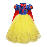 Elsa Anna Kid Princess Girls Dress Rapunzal  Kids Cosplay Halloween Vestidos Children Costume Birthday Party Dress