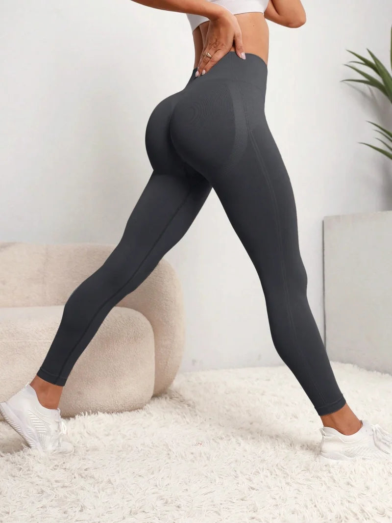 Seamless High Waist Yoga Leggings para Mulheres, Hip Lifting, Push Up, Fitness, Esportes, Gym Vestuário