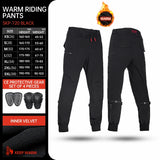 SFK New Black Motorcycle Pants Riding Men Equipment Summer Breathable Trousers With CE Protection Armor Wearing Gears Accessories