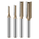 6mm Shank CNC Straight Bit Flush Trim Single Double Flute Router Bit Tungsten Carbide Milling Cutter Woodworking Tools