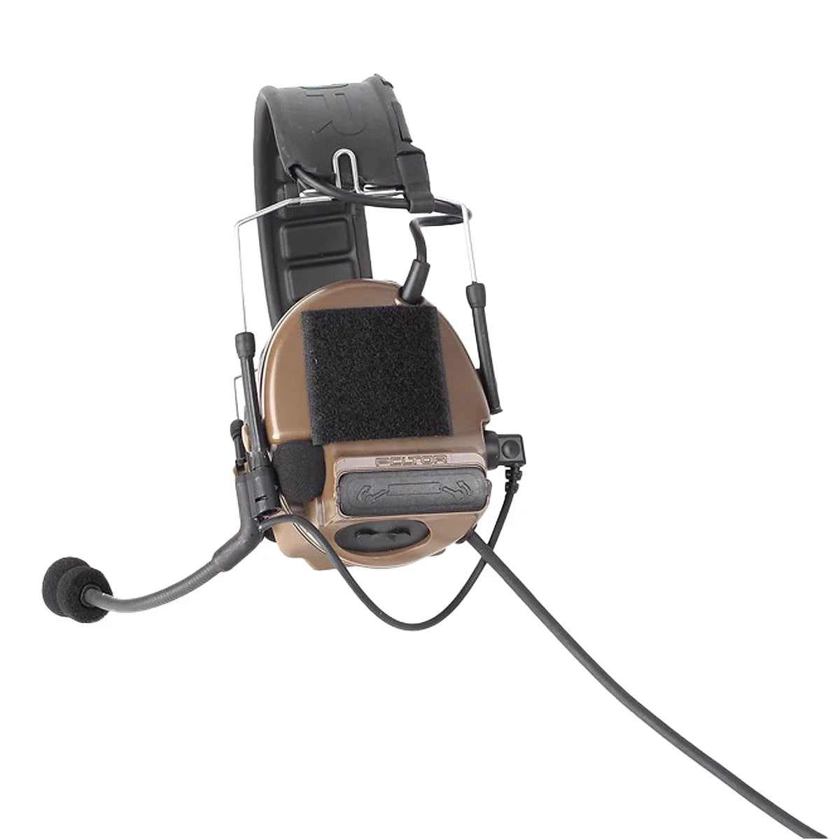 Tactical Headset Wire Harness Strap Elastic Organizer Headset Wire Harness Hook Loop Sticker Helmet Vest Accessories