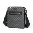 Bolsa Crossbody de couro PU para homens, sacos de mensageiro casual, mochila masculina, bolsa de ombro, designer de moda, nova