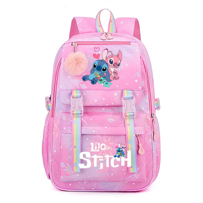 Mochila impermeable de gran capacidad de Lilo y Stitch para la escuela, bolsa de cosplay de anime kawaii, bolsa de viaje, regalo para estudiantes de escuela y niñas