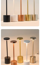 Table Lamp LED Touch Sensor Desktop Night Light Rechargeable Wireless Reading Lamp 3Colors Adjustable Creative Ambient Light